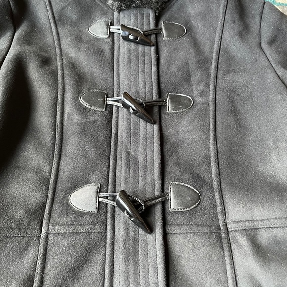 Women’s Sonoma Black Faux Suede & Fur Lined Jacket - Picture 14 of 14